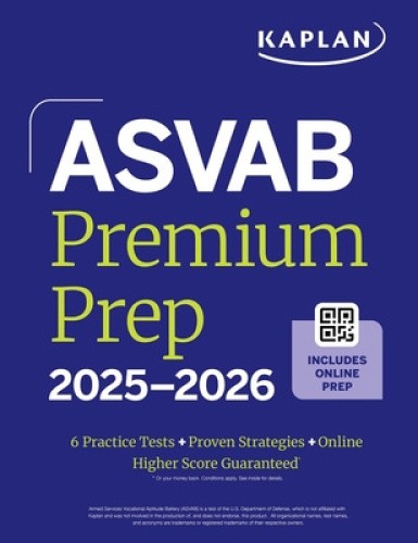 ASVAB Premium Prep 2025-2026: Includes 6 Full Length Practice Tests, 1000+