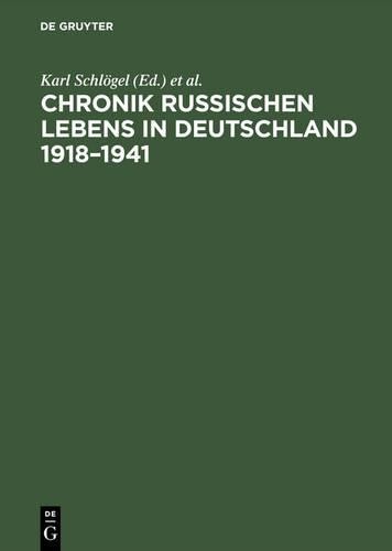 Bernhard Suchy Karl Schlöge Chronik russischen Lebens in Deu (Copertina rigida)