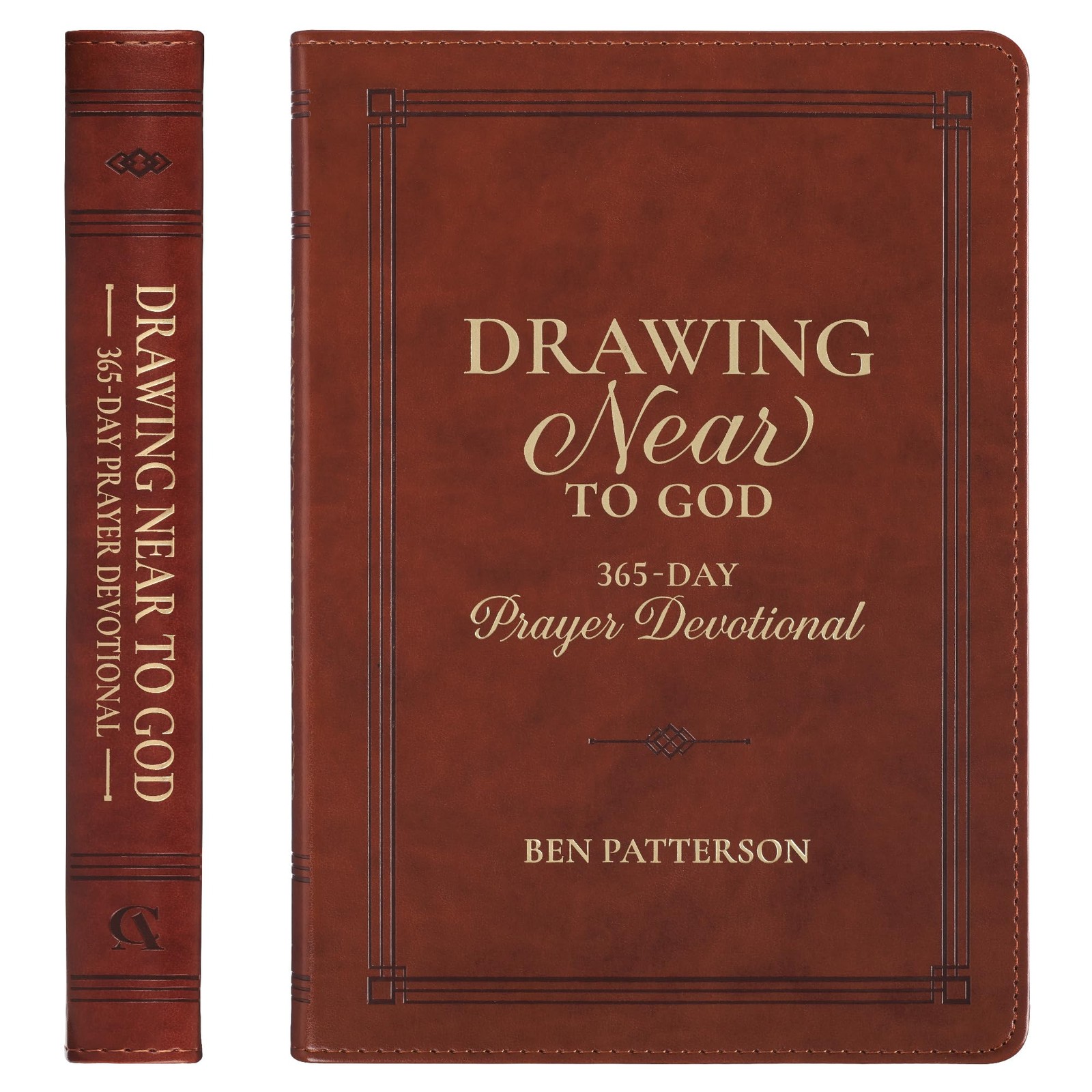 Christian Art G Devotional Drawing Near to God Brown Faux Le (Imitation Leather)