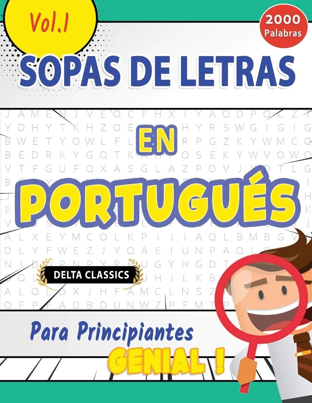 Delta Classics Sopa de Letras En Portugués Para Principiantes - Geni (Tascabile)