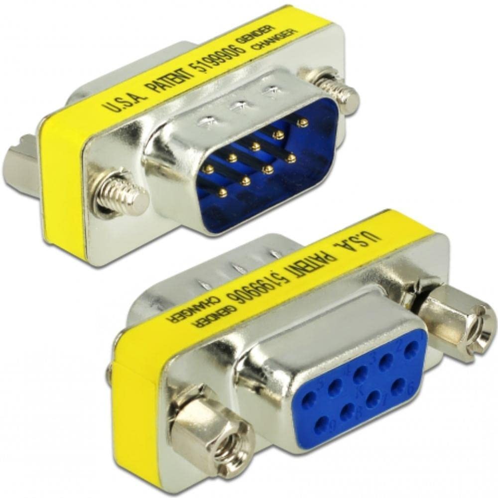 DELOCK Adapter D-Sub9 -> D-Sub9 St/Bu NUOVO