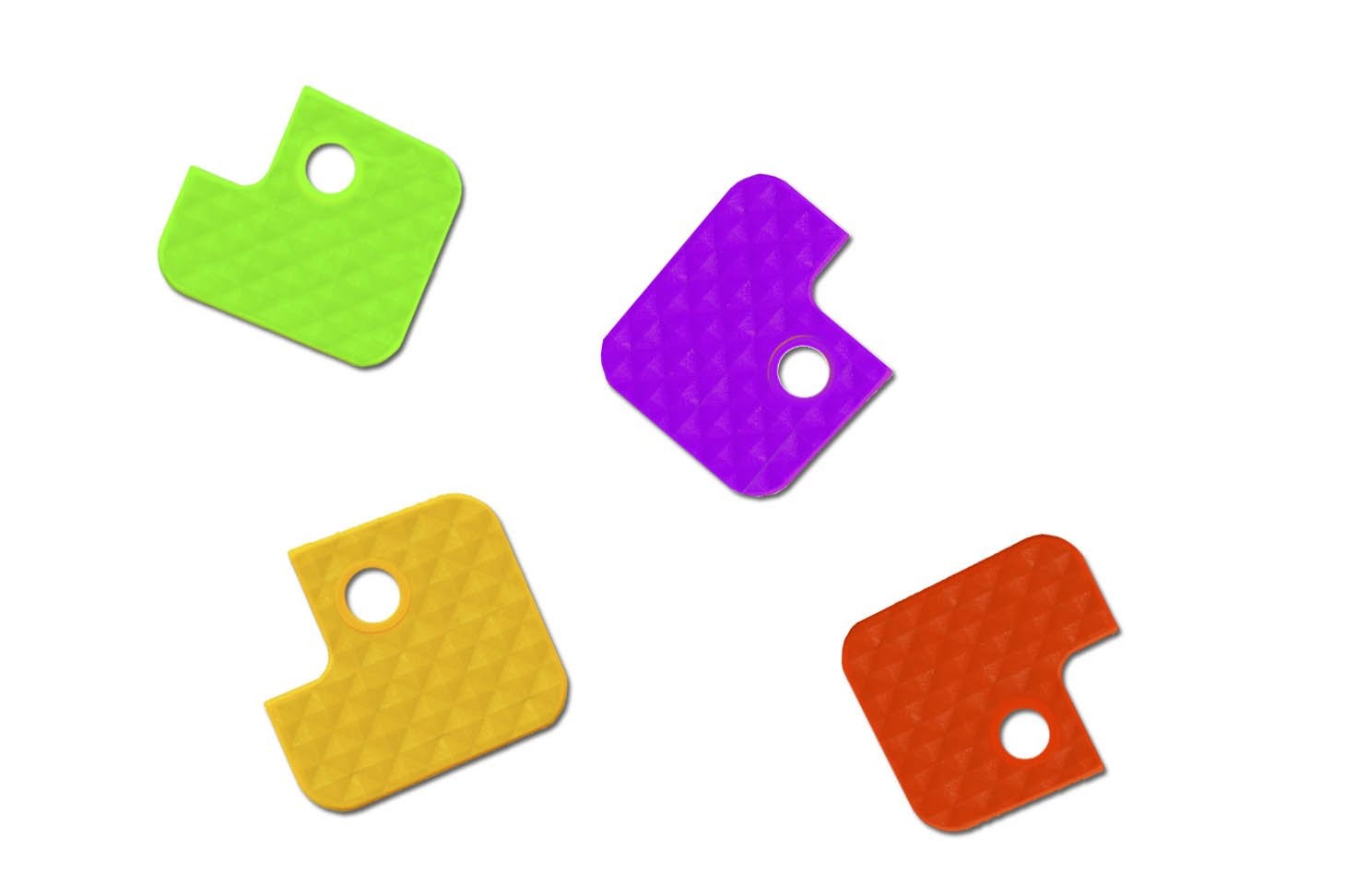 WEDO Schlusselkappen eck. 100St. ACC NUOVO