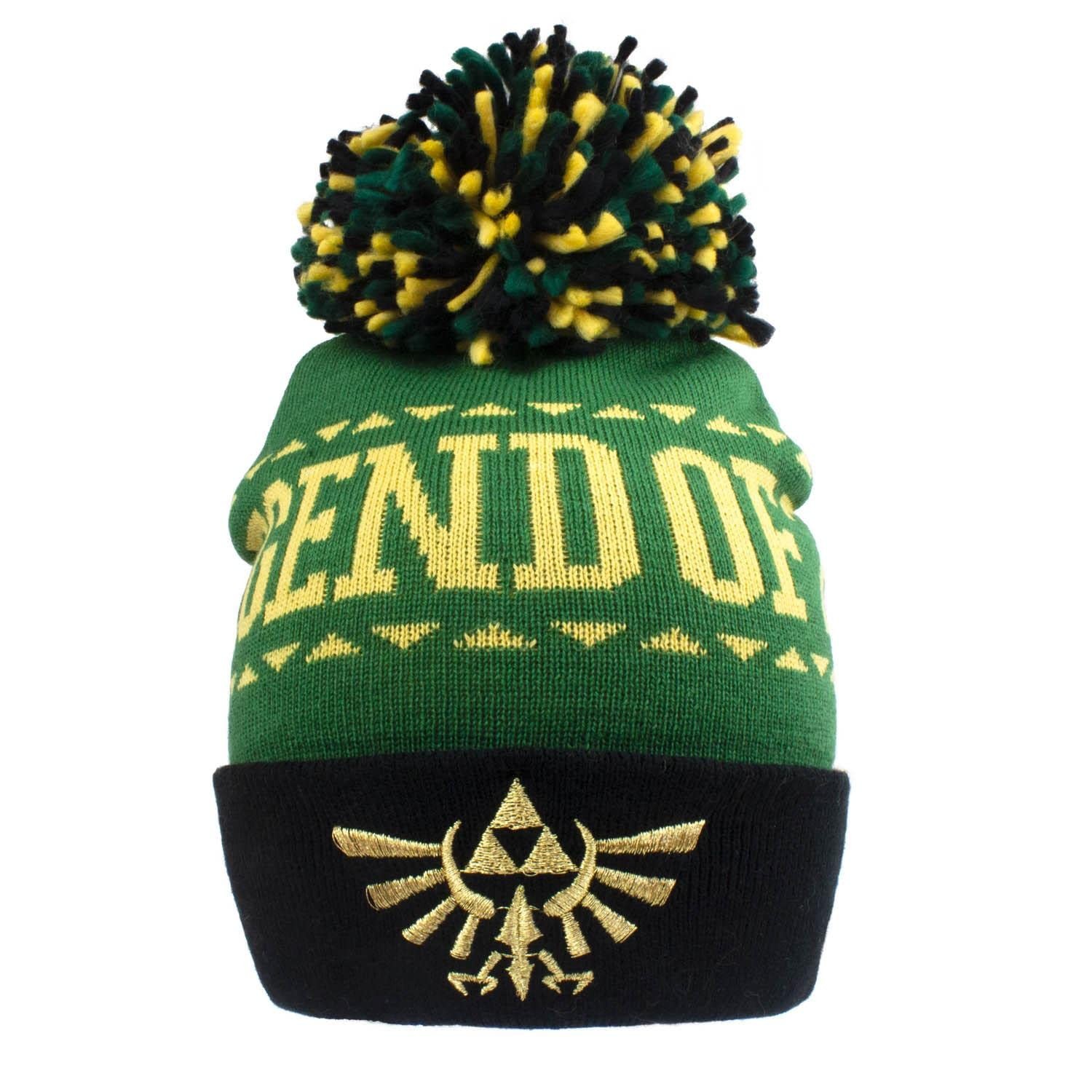 Nintendo Nintendo - Legend ... The Legend of Zelda Beanie Logo HEADWEAR NUOVO