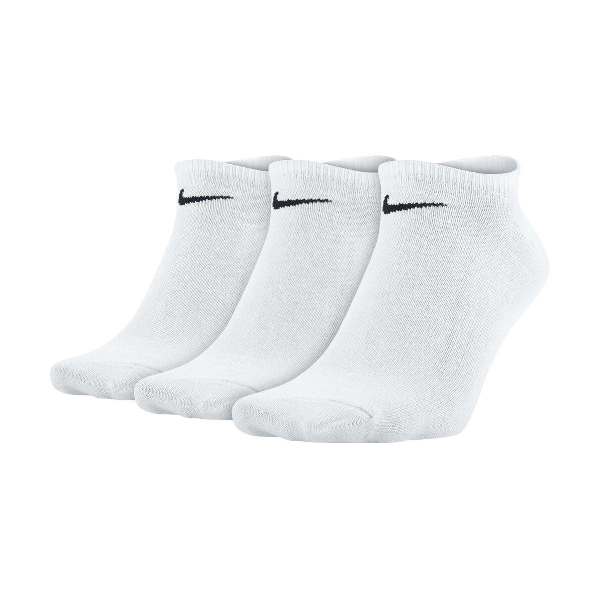 Ankle Sports Socks Nike Everyday Lightweight Sx7678 010 White (Si Clothing NUOVO
