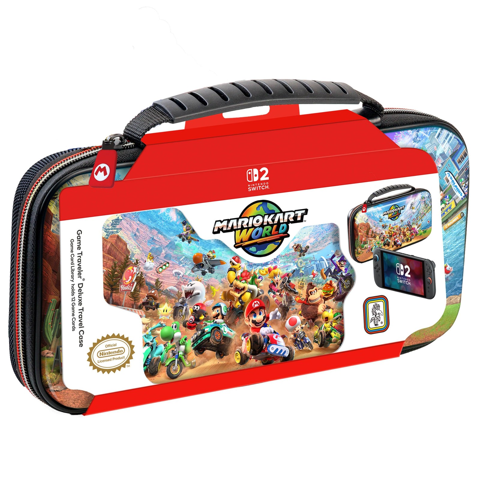 RDS SWT GAME TRAVELER DELUXE MARIO KART WORLD CASE ACC NUOVO