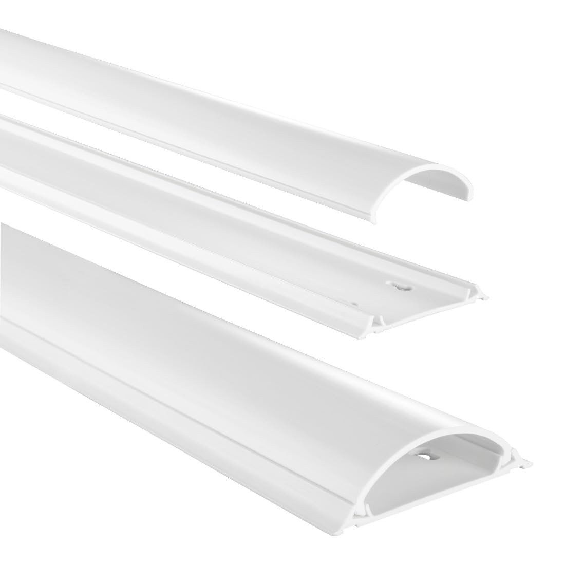 hama halbrund PVC Kabelkanal 100,0 cm weiB NUOVO