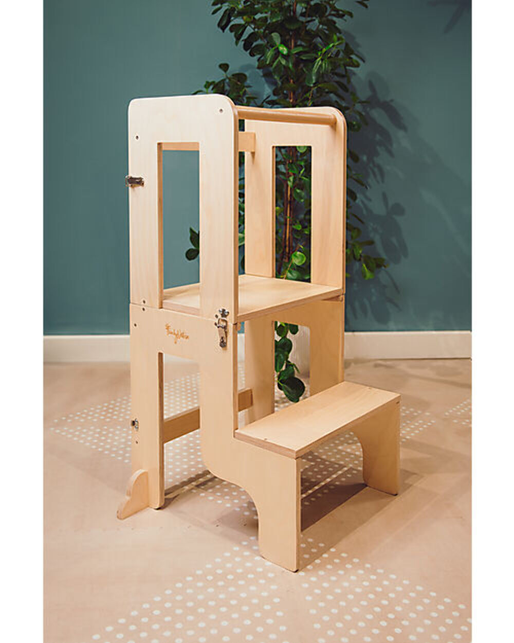 TORRE MONTESSORI 2 in 1 - Convertibile in Tavolo + Sedia, in legno, ecosostenibi
