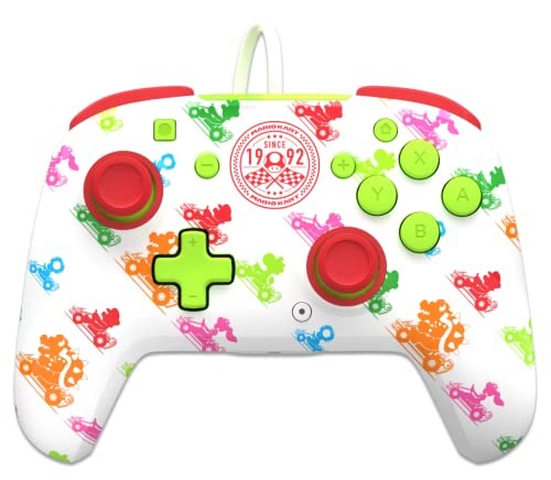 Nintendo Switch Pdp Rematch Wired Controller - Mario Kart Game NUOVO
