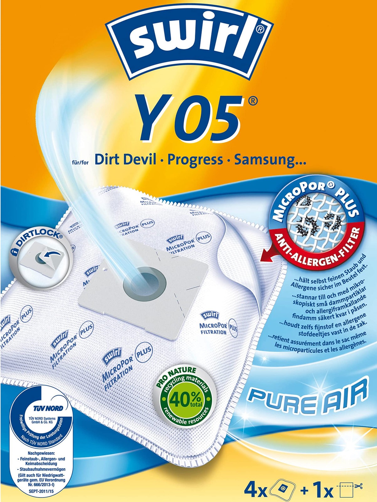 Swirl Beutel Airspace Y05 ACC NUOVO