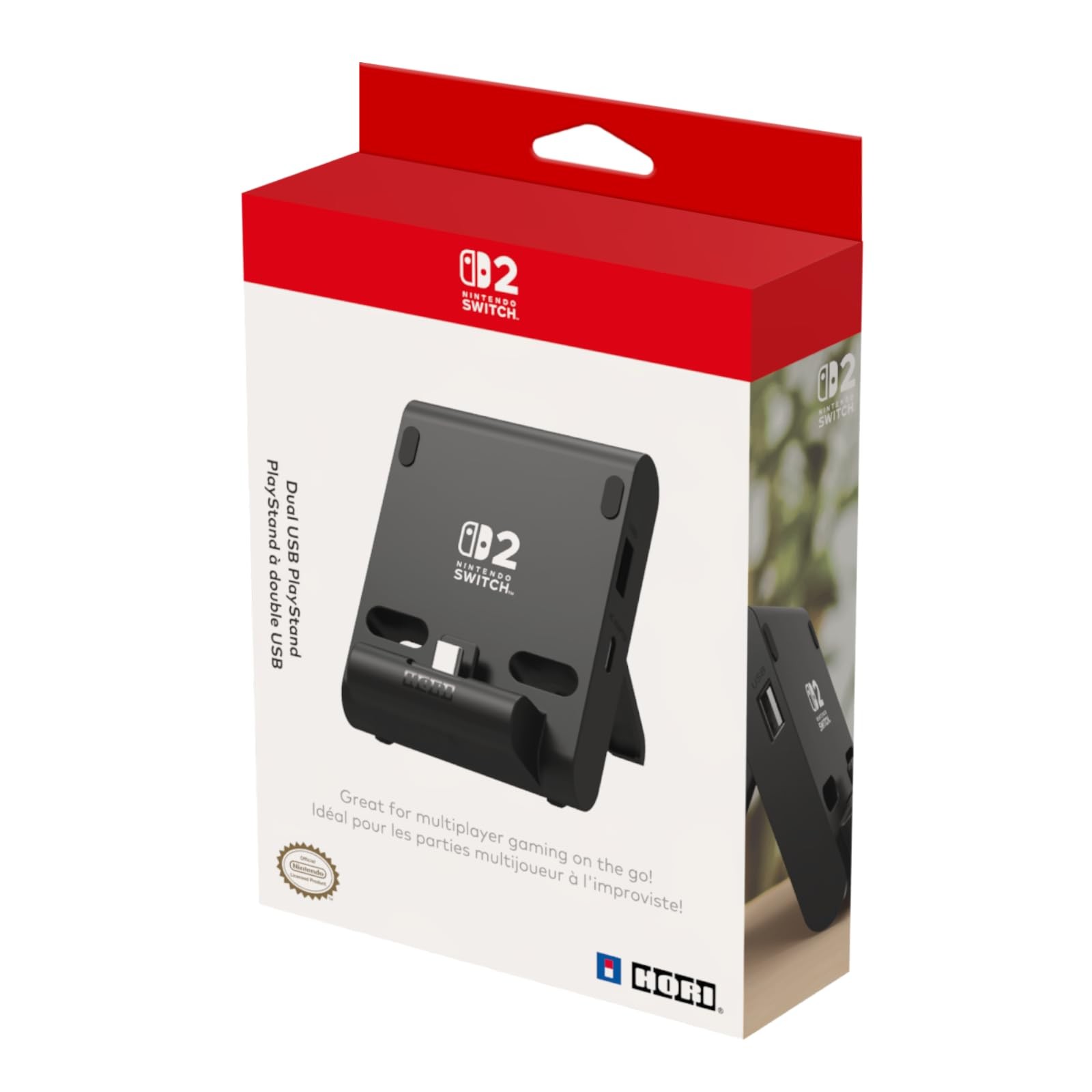 Nintendo Switch 2 Hori - Dual Usb Playstand For Nintendo Switch 2 - D Game NUOVO