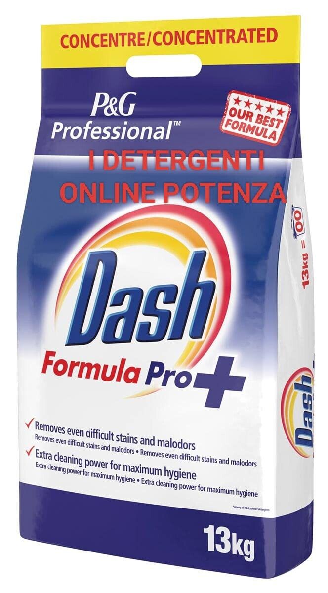 DASH FORMULA PRO PLUS Detersivo Polvere Lavatrice 13 KG