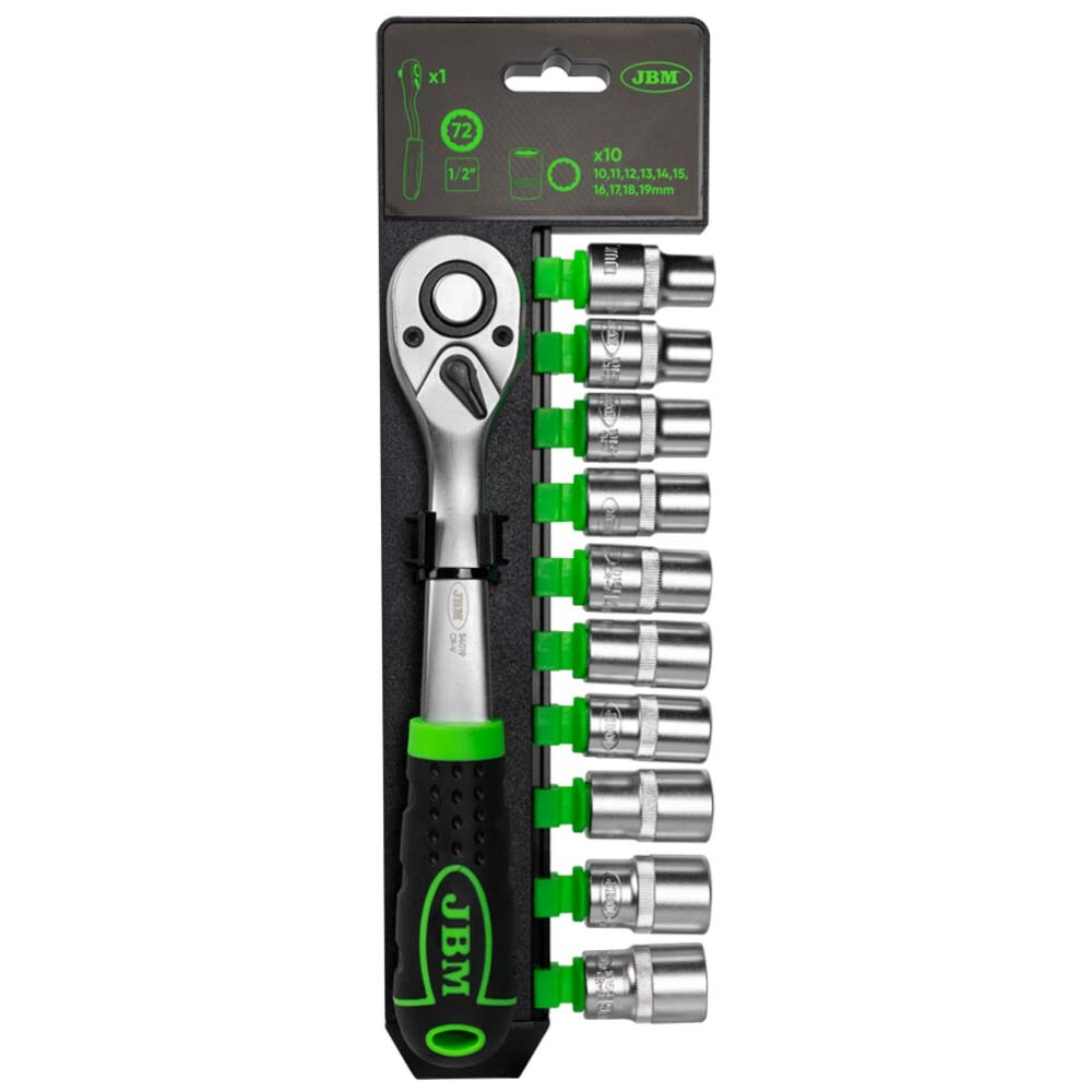 CRICCHETTO 72 DENTI CON BUSSOLE POLIGONALI 1/2” 2054186