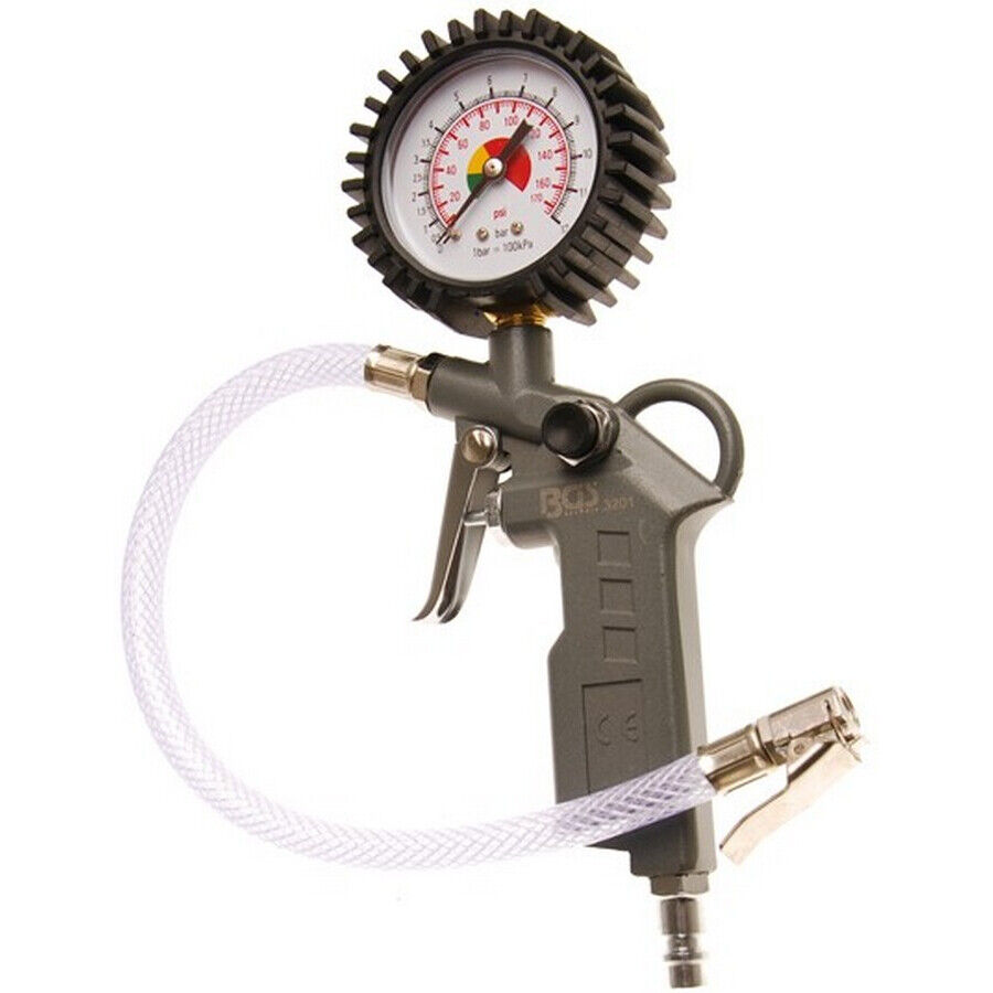 pistola per gonfiaggio con manometro d.60 - codice bgs3201 BGS officina