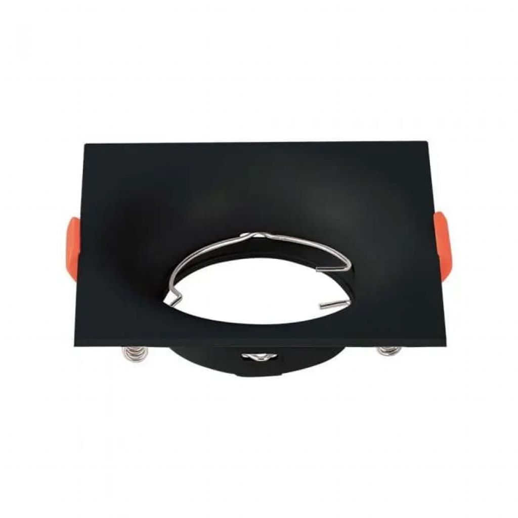 Gu10 Fitting Square Black
