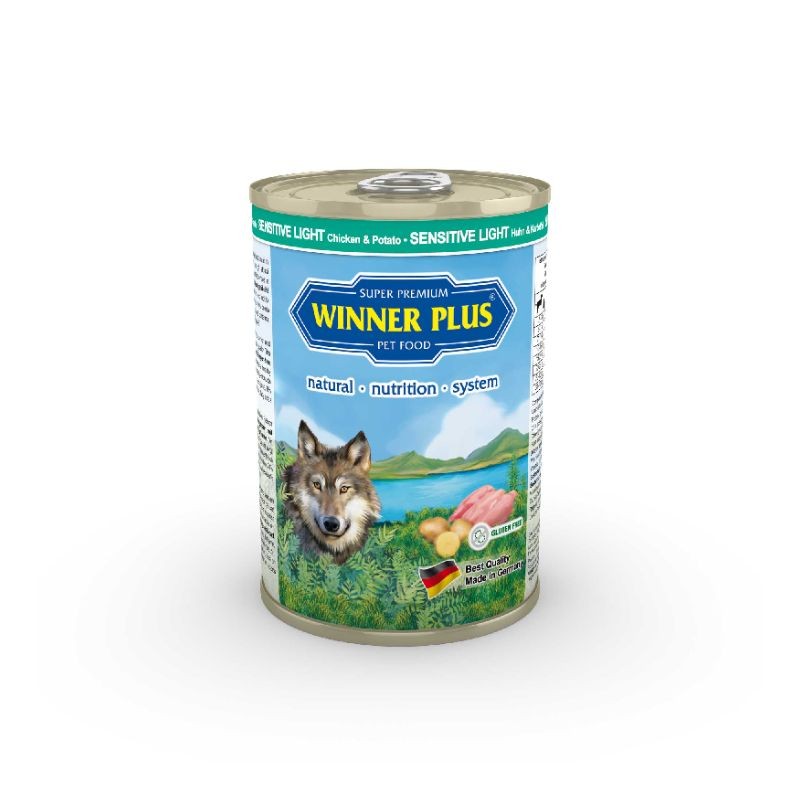 Winner plus sensitive light pollo e patate 400gr