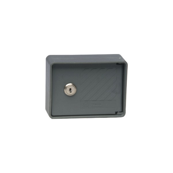Scatola Esterna 1 Posto + Chiusino Grigio Scuro ( ZIPPO ELETTRONICA cod. 2055 )