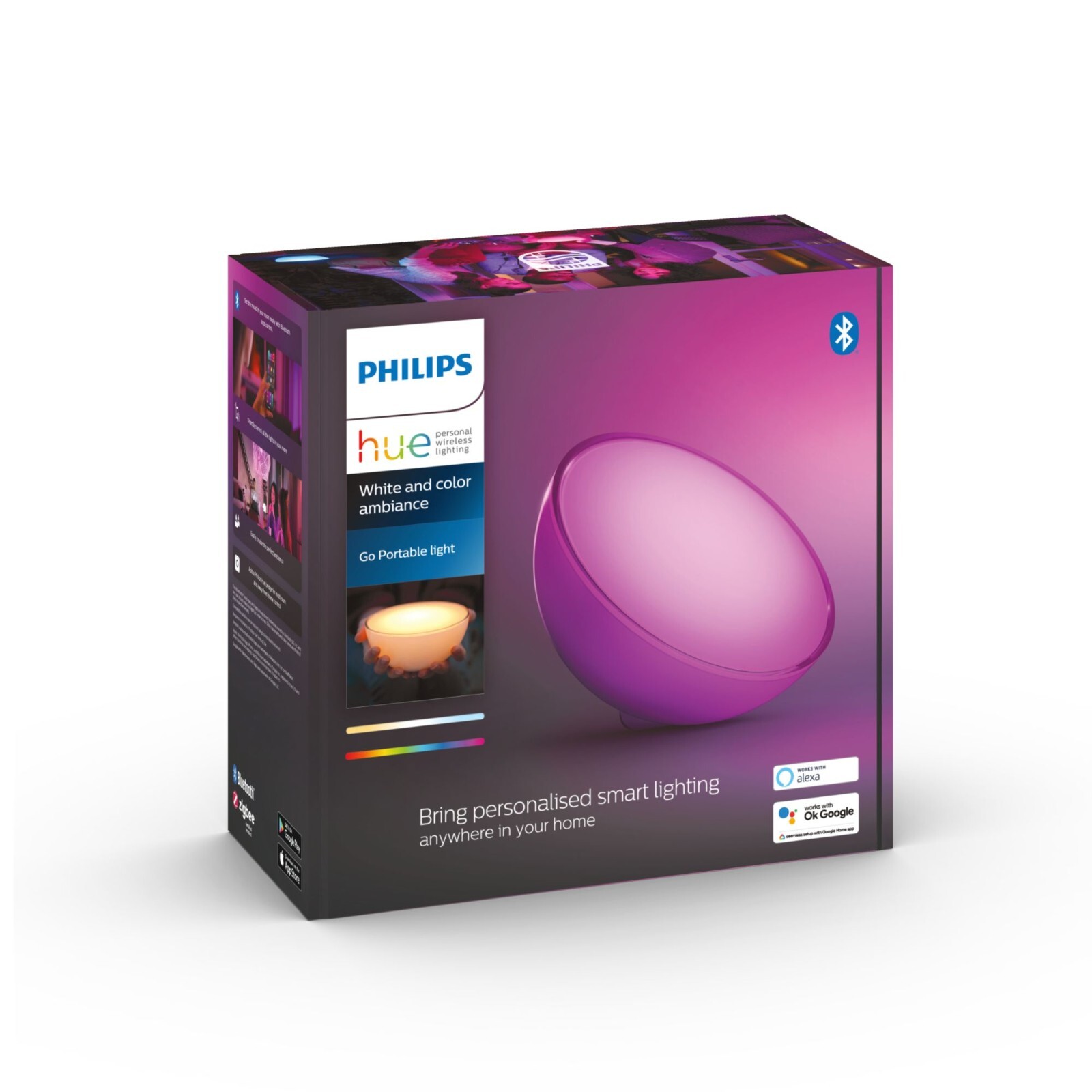 Philips Hue Go Lampada Portatile White and Color Ambiance 915005821901