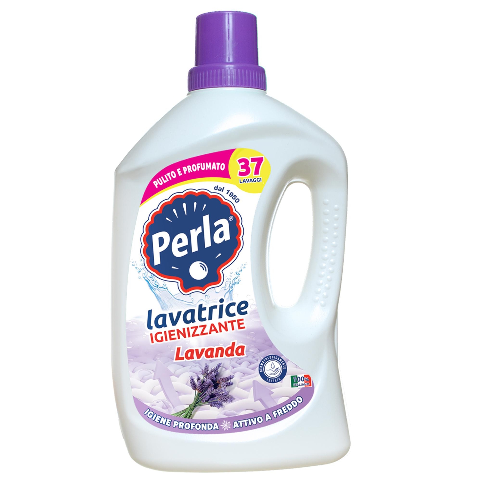 PERLA DETERSIVO LIQUIDO LAVATRICE 1850ML PROFUMAZIONE LAVANDA
