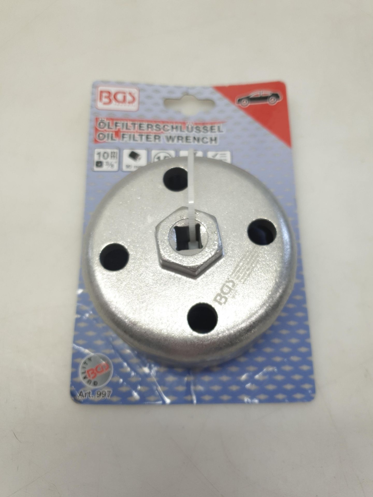 BGS 997 | Chiave filtro olio | 15 bordi | per Hyundai, Kia