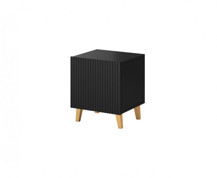 Comodino PAFOS 2 pz. 45 x 40 x H. 51 nero opaco