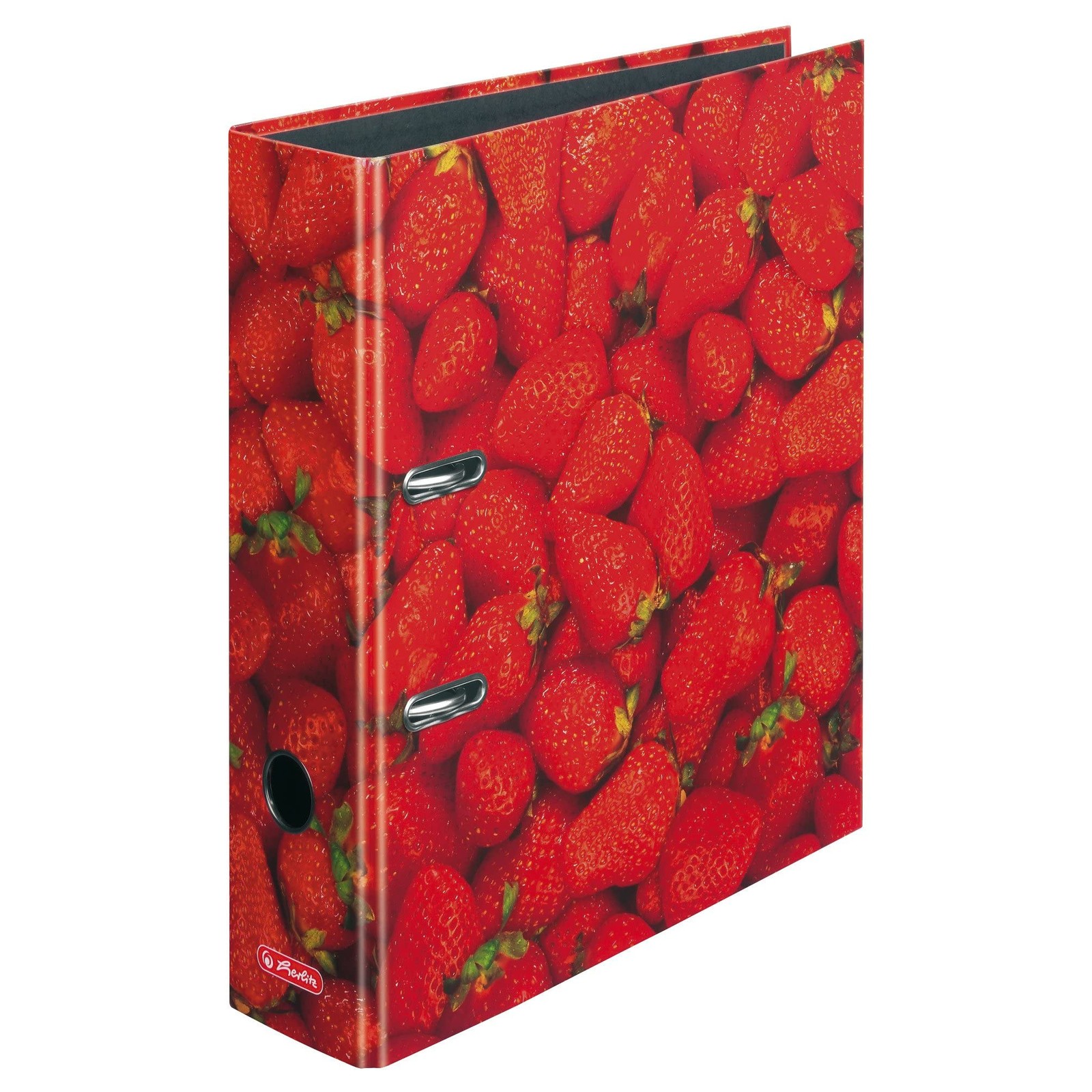 Herlitz 10485126 Folder with Strawberries Motif A4 80 mm Width 1 Erdbeeren