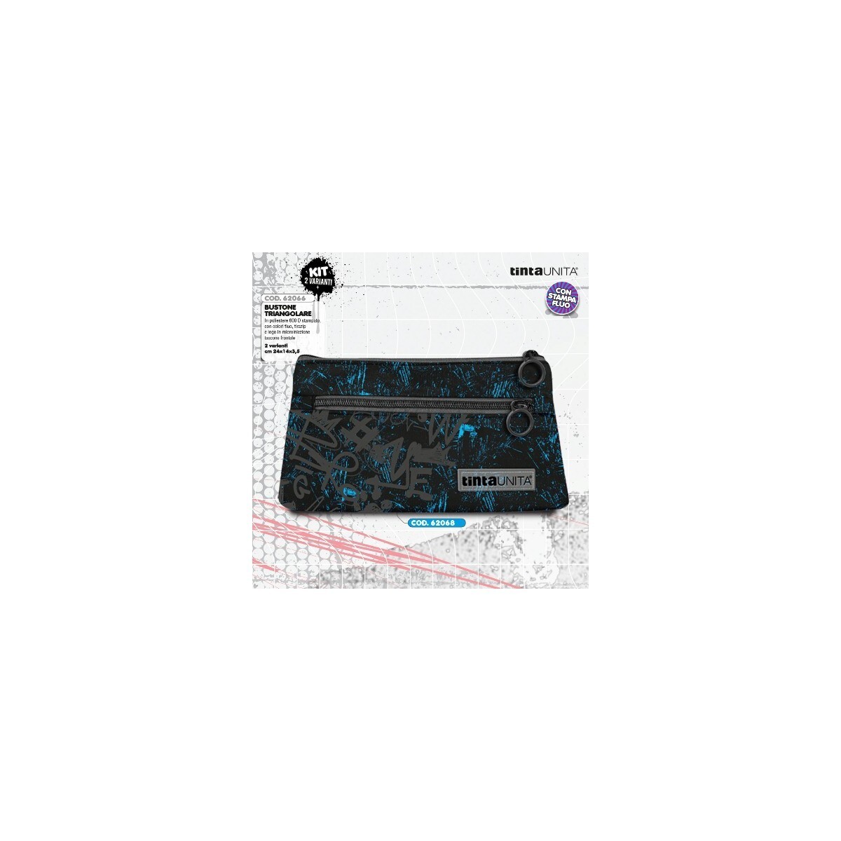 Bustone triangolare TintaUnita -  TEEN GRAFFITI BOY - 8059031920681