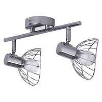 Activejet AJE-GIZEL 2P Superficie 2 lampadina(e) E14 IP20 Argento double ceiling
