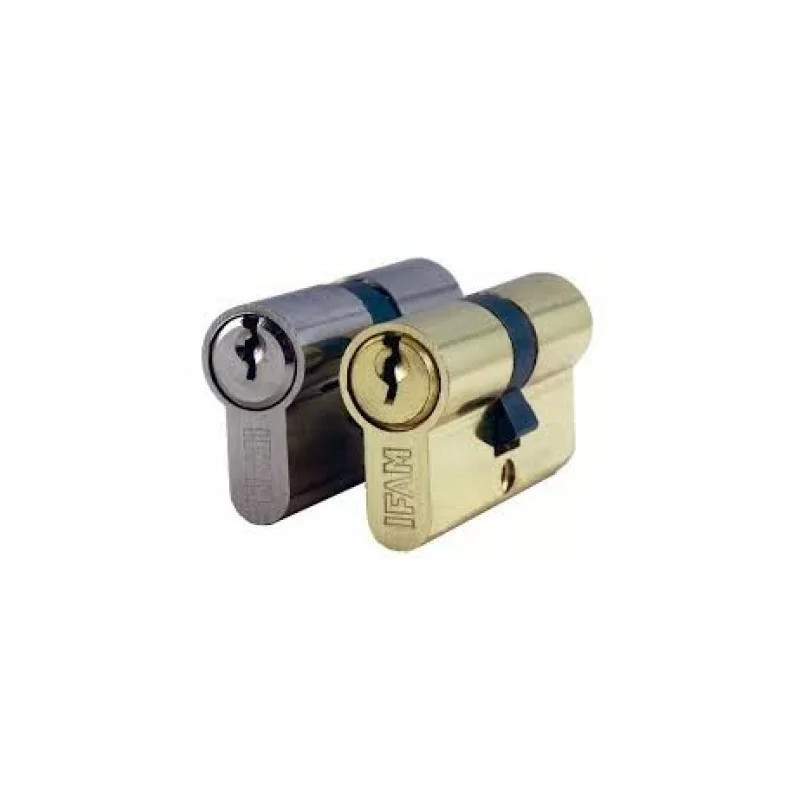 Cilindro IFAM 14400 nichelato europeo varie serie C - 30+ 30 - 3 chiavi