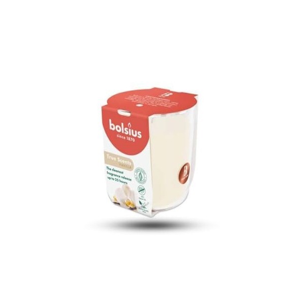 Bolsius - Candela Bichiere Vaniglia mm 73 h 80