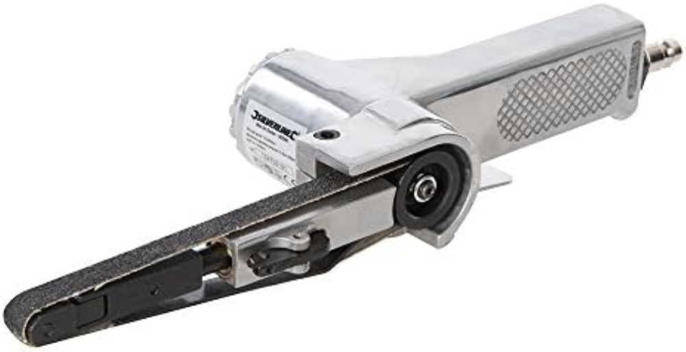 SILVERLINE Ponceuse pneumatique a bande Pression max de service : 6,3 bar.