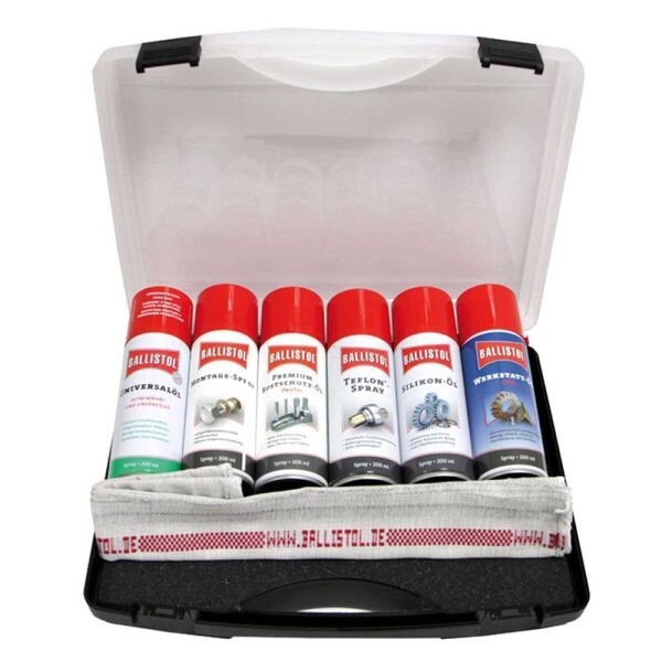 BALLISTOL COFANETTO OFFICINA KIT LUBRIFICANTI PROFESSIONALI