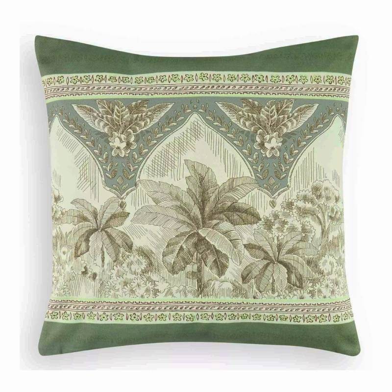 Copricuscino Arredo in panama di cotone Bassetti Boboli V1 40x40 verde