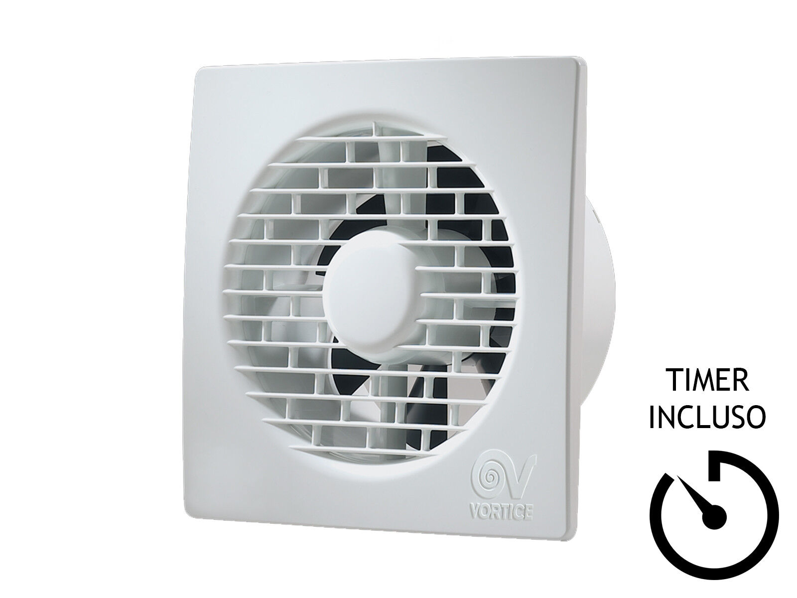 VORTICE 11127 ASPIRATORE DA MURO FILO MF 100/4" CON TIMER