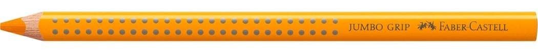 Faber Castell 110909 "Jumbo Grip" Crayon, Chrome/Dark Yellow