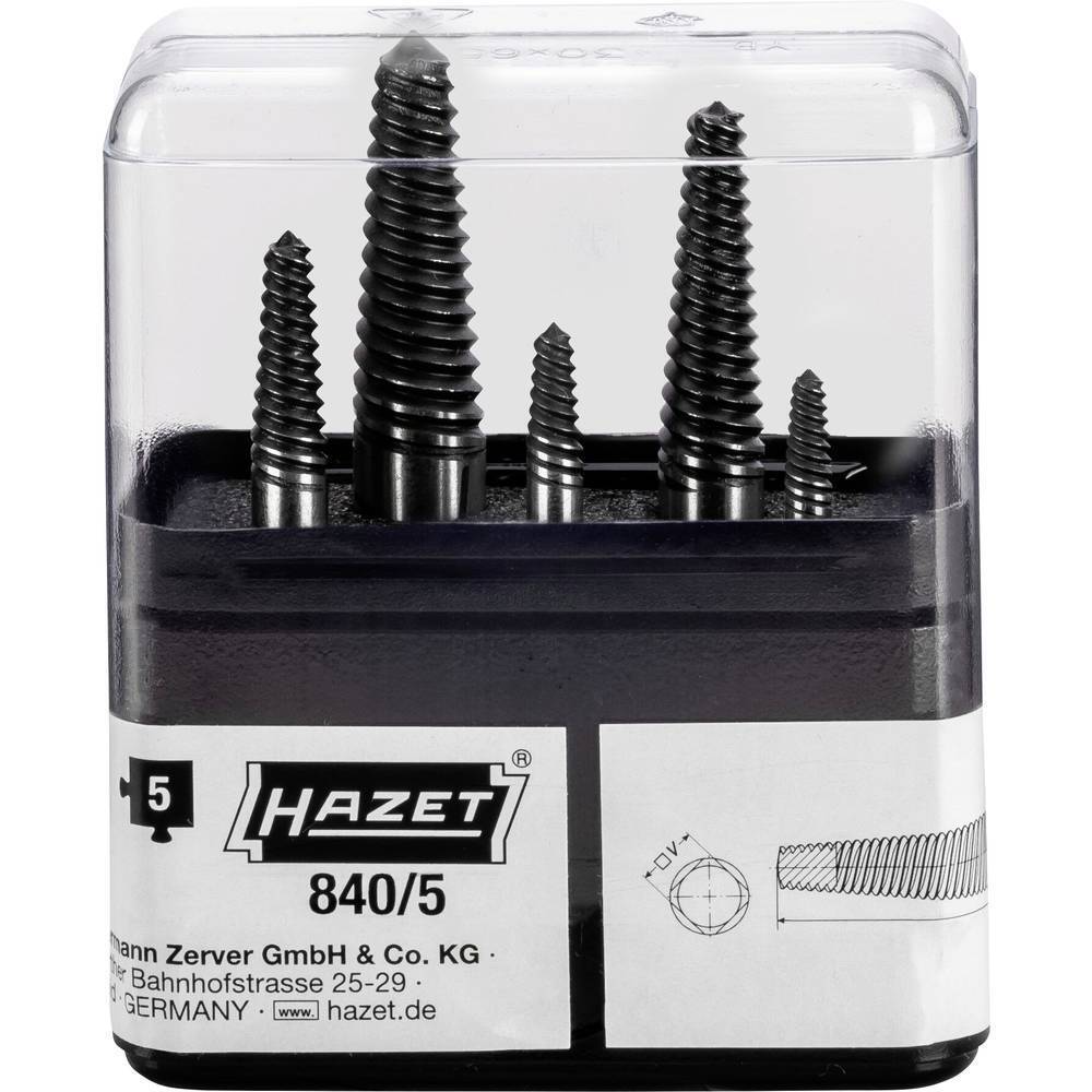 Hazet 840/5 KIT estrattori viti M4 - M18