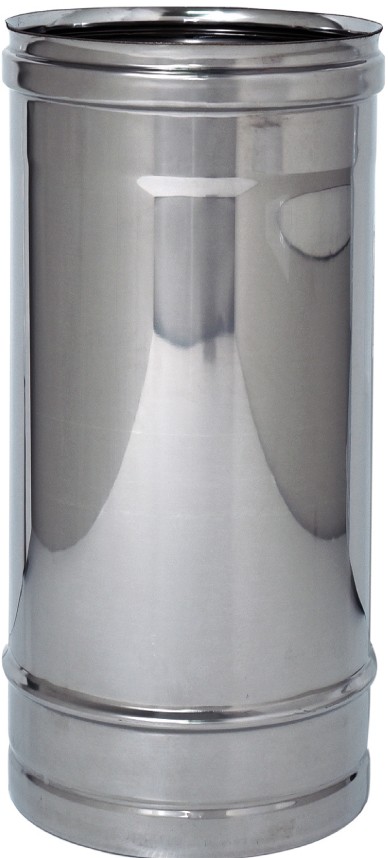 TUBO INOX AISI 304 PER STUFA Ø cm.20x 50