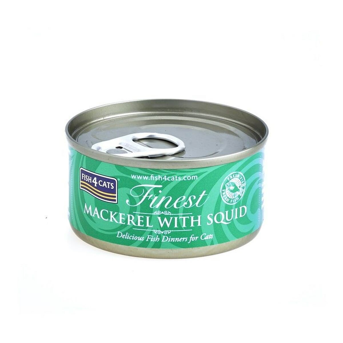 Cibo per gatti FISH4DOGS FISH4CATS Mackerel with squid Pesce 70 g