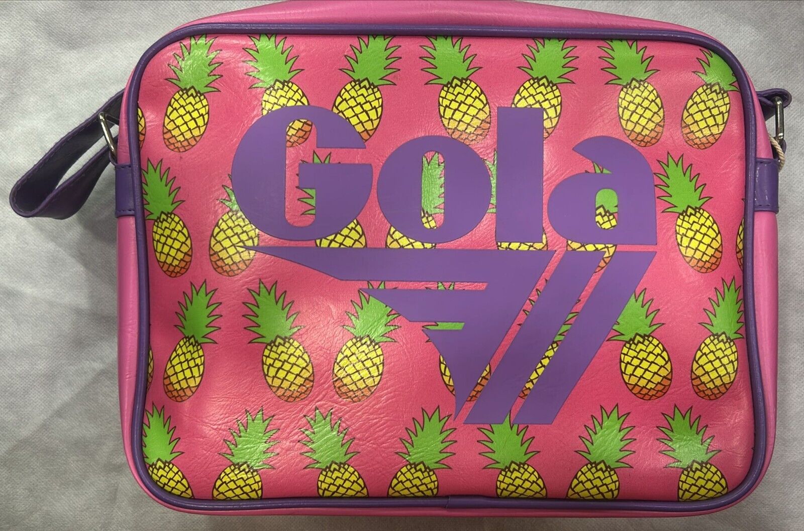 BORSA A TRACOLLA GOLA CON ANANAS 24.5X32