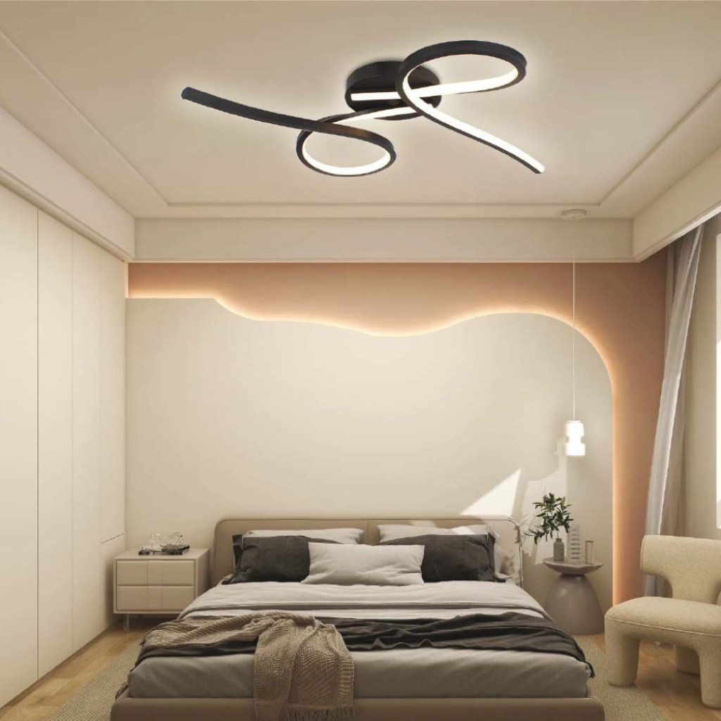 V-TAC VT-7791 Lampadario led da soffitto forma astratta 610mm 24W 3000K design m