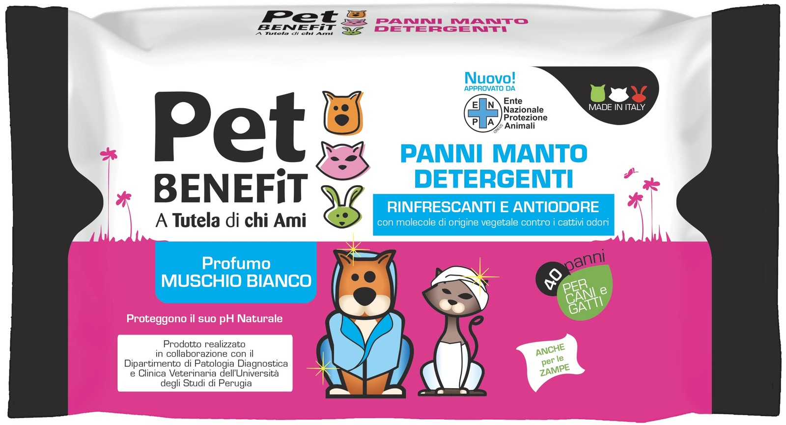 Pet Benefit Panni Manto Maxi Antiodore 40 pfr1