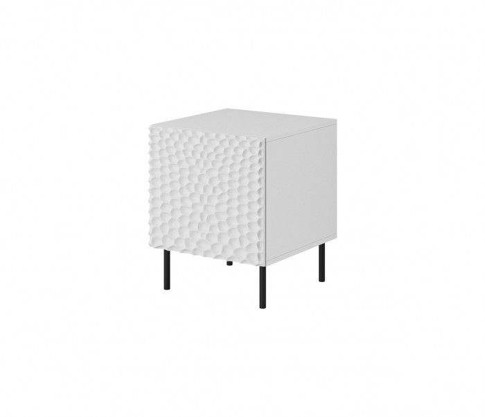 Comodino HOLE 2 pz. 44 x 40,5 x H53,5 bianco opaco