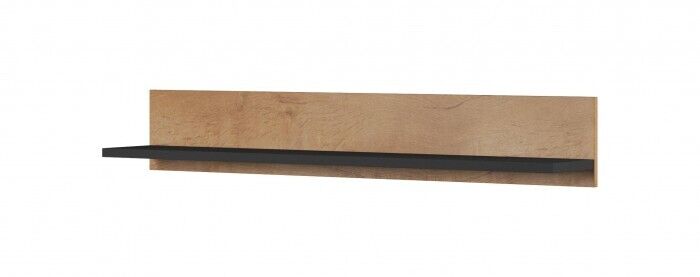Scaffale 125 cm (2 pezzi) SOHO rovere lefkas + nero