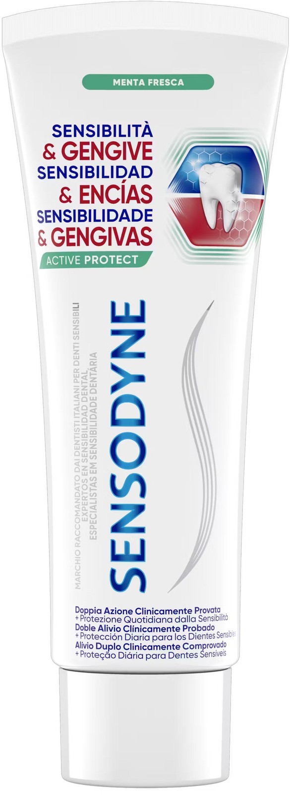 63385 SENSODYNE SENSIBILITA' & GENGIVE ACTIVE PROTECT MENTA FRESCA DENTIFRICIO D
