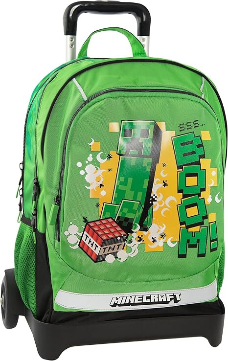 MINECRAFT - Zaino Scuola Trolley Ufficiale Minecraft 72536