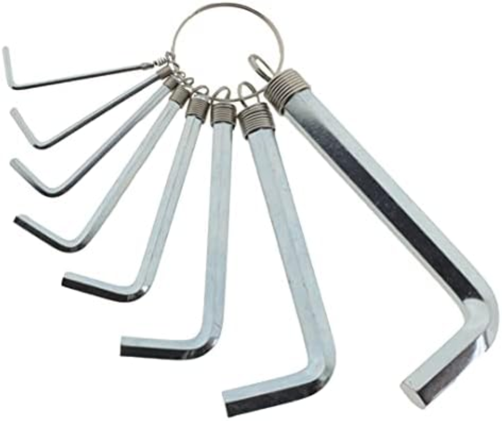 der kleine Handwerker Set di chiavi esagonali, 8 pezzi, 2-10 mm, chiavi interne