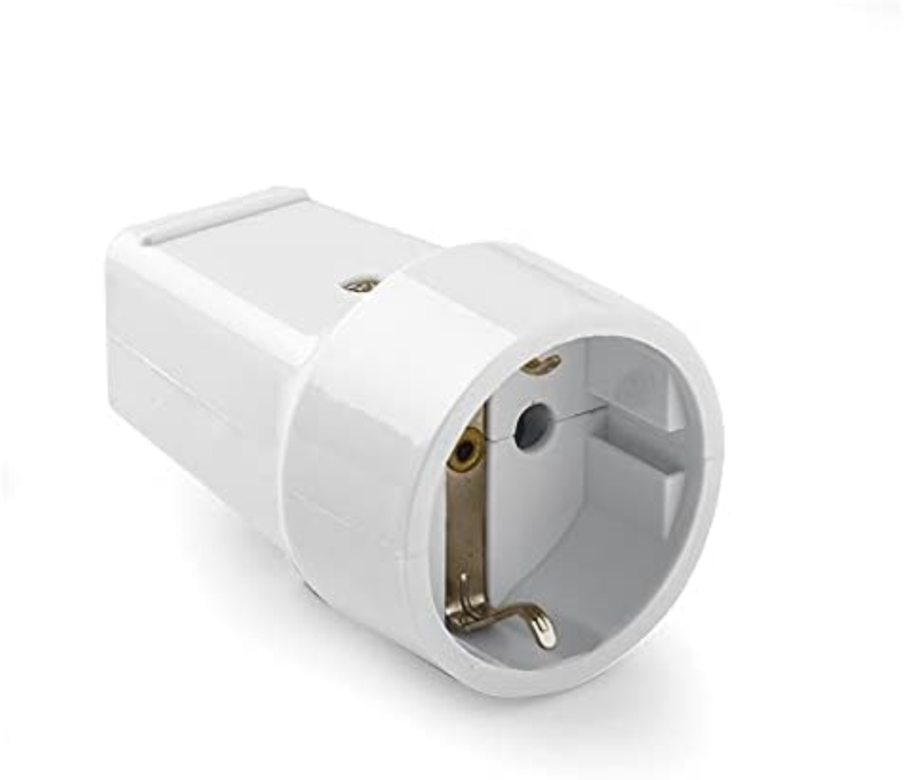 FAMATEL 2101-Supporto Cellulare, 16 a, Schuko TT-Bianco