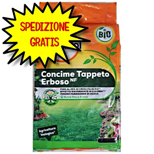 SOLABIOL CONCIME BIOLOGICO GRANULARE PER TAPPETO ERBOSO 10 KG