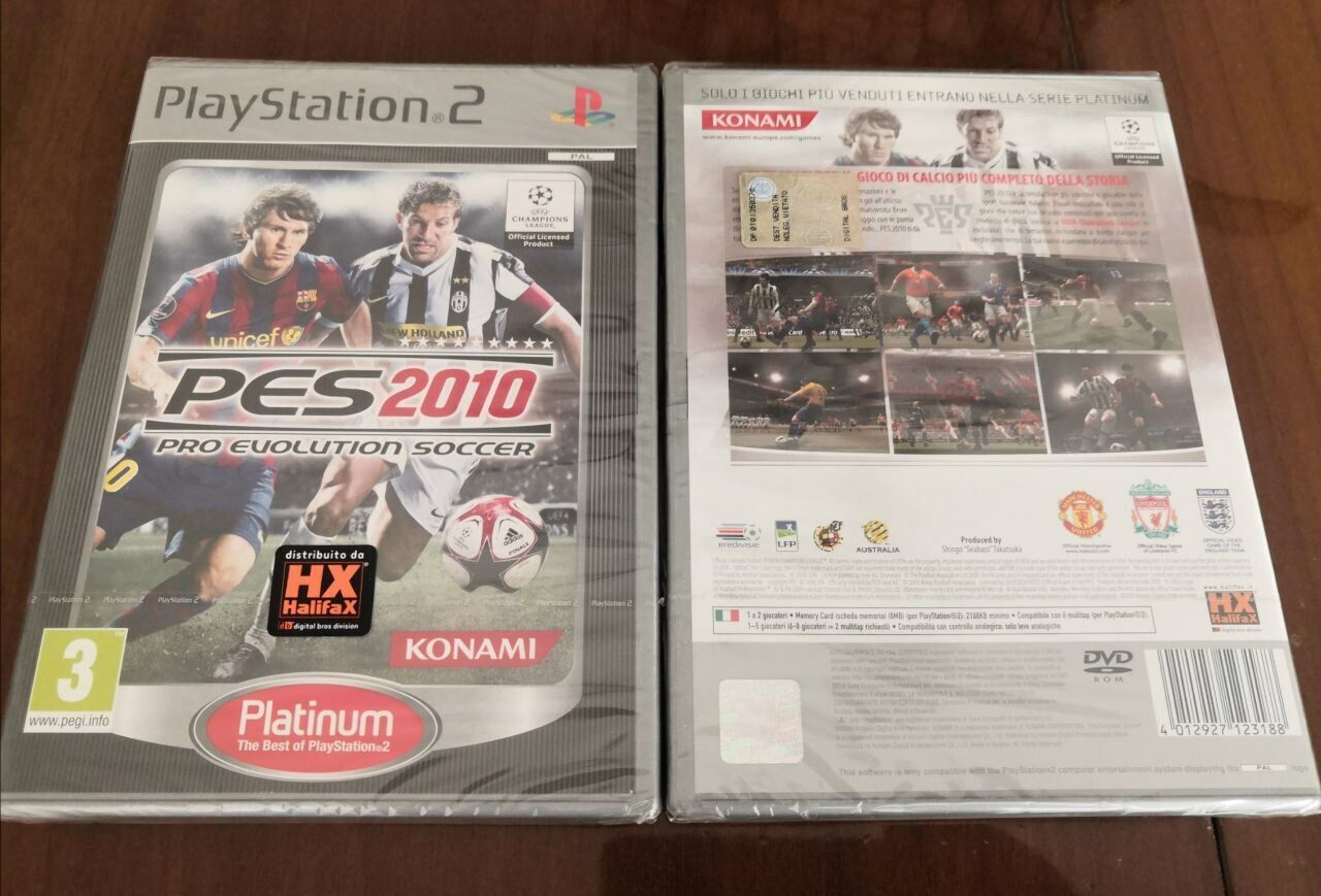 PES 2010 - PRO EVOLUTION SOCCER 2010 per PS2 PAL ITA PLATINUM NUOVO E SIGILLATO!