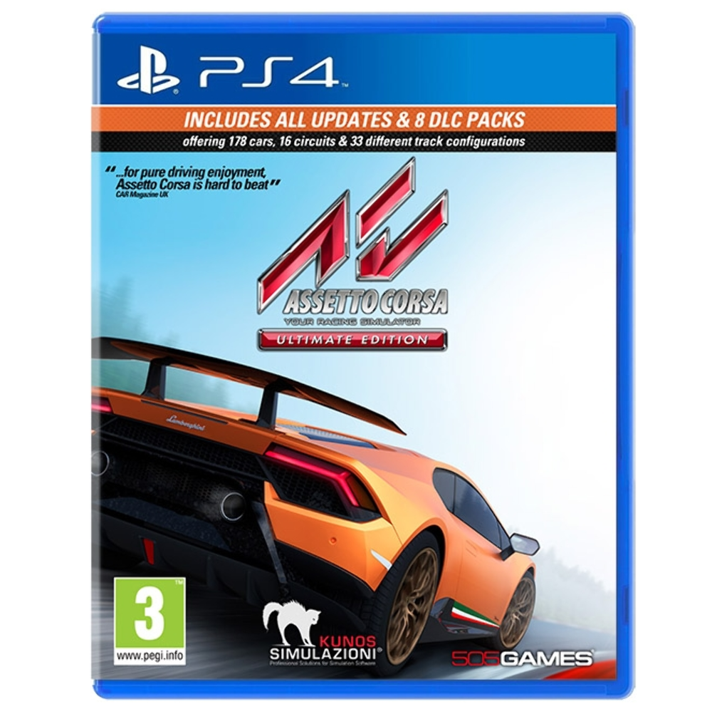 Assetto Corsa Ultimate Edition Ps4 Gioco Sport Corse Italiano Playstation 4