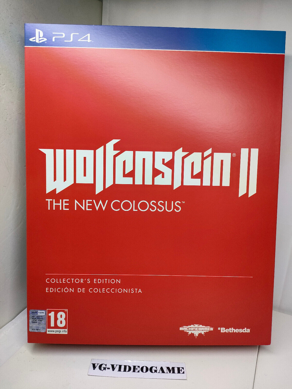 WOLFENSTEIN II: THE NEW COLOSSUS, COLLECTOR'S EDITION  , PS4, NUOVO
